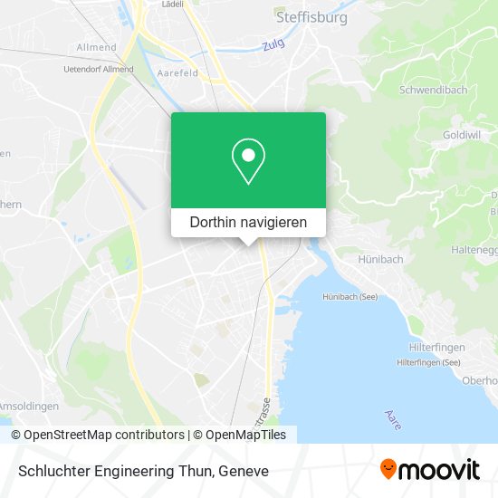Schluchter Engineering Thun Karte