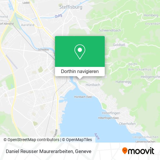 Daniel Reusser Maurerarbeiten Karte