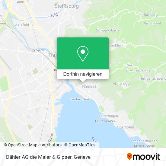 Dähler AG die Maler & Gipser Karte
