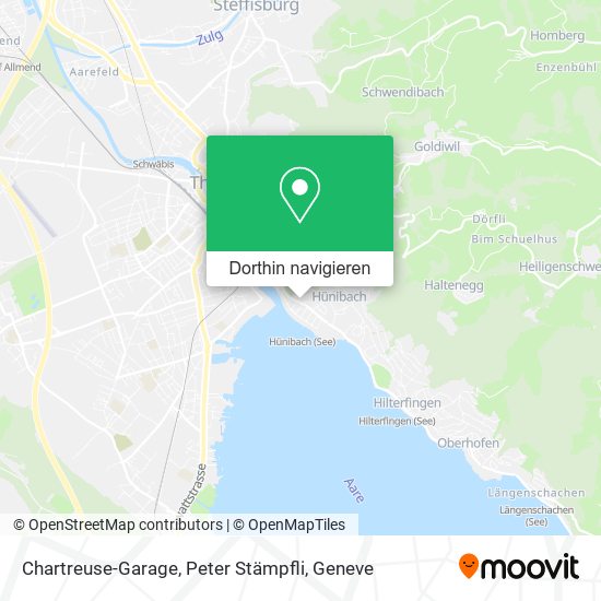 Chartreuse-Garage, Peter Stämpfli Karte