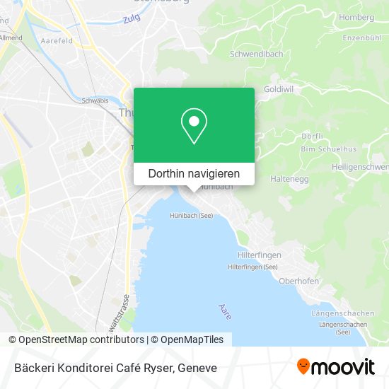 Bäckeri Konditorei Café Ryser Karte