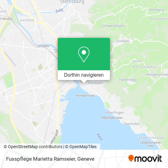 Fusspflege Marietta Ramseier Karte