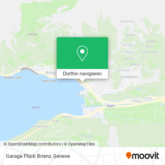 Garage Flück Brienz Karte