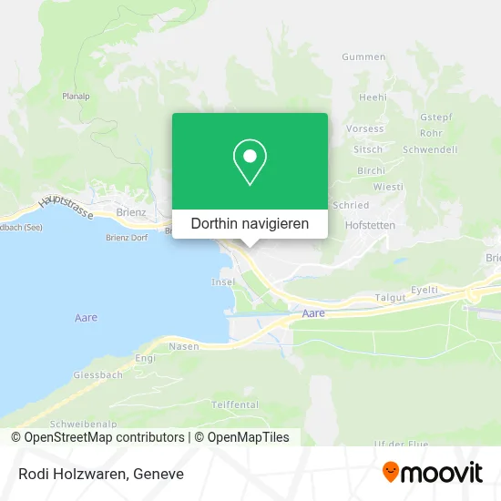 Rodi Holzwaren Karte