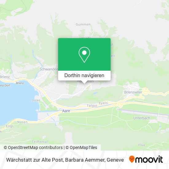 Wärchstatt zur Alte Post, Barbara Aemmer Karte