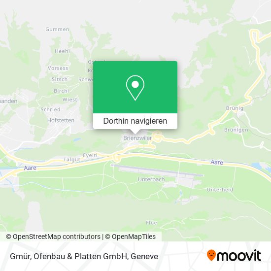 Gmür, Ofenbau & Platten GmbH Karte