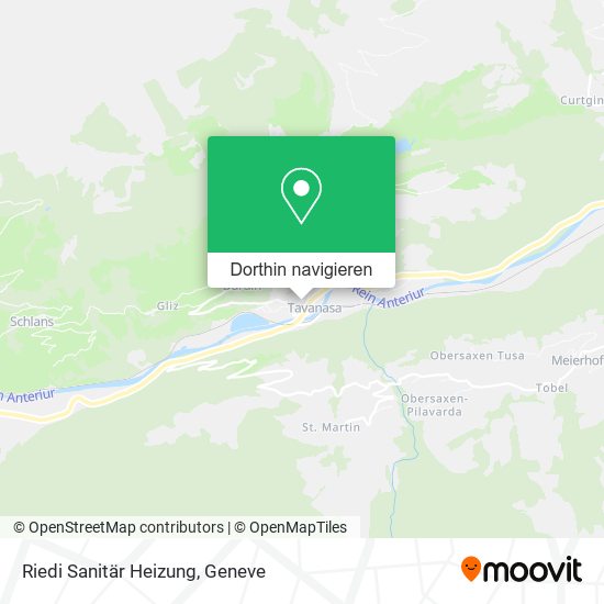 Riedi Sanitär Heizung Karte