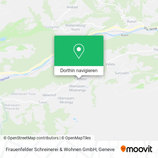 Frauenfelder Schreinerei & Wohnen GmbH Karte