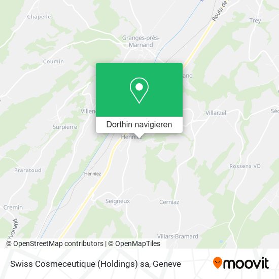 Swiss Cosmeceutique (Holdings) sa Karte
