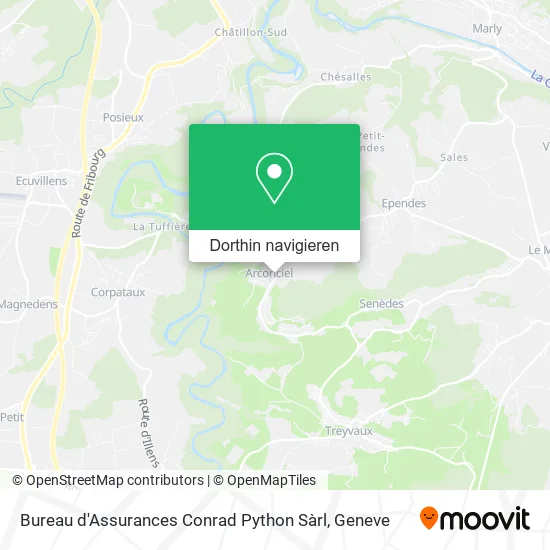Bureau d'Assurances Conrad Python Sàrl Karte