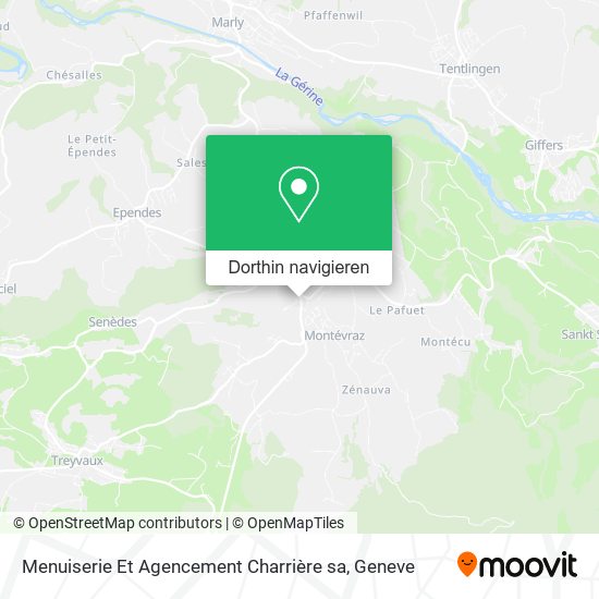 Menuiserie Et Agencement Charrière sa Karte