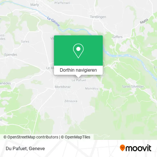 Du Pafuet Karte