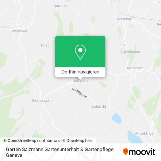 Garten Salzmann Gartenunterhalt & Gartenpflege Karte