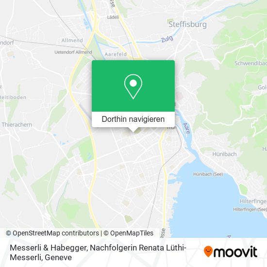 Messerli & Habegger, Nachfolgerin Renata Lüthi-Messerli Karte