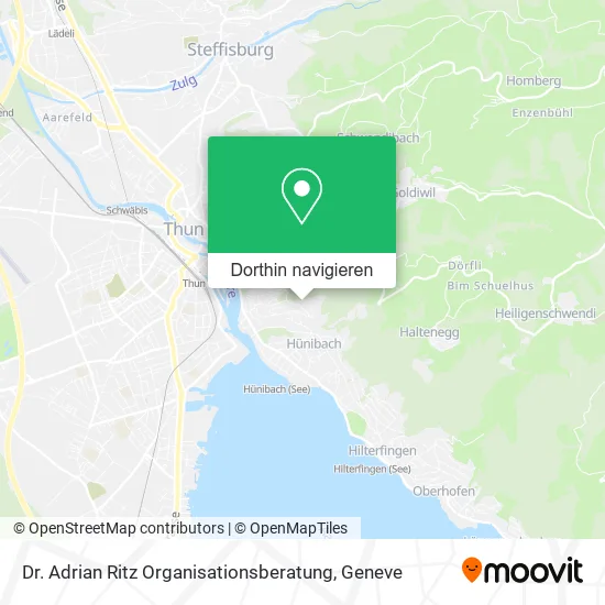 Dr. Adrian Ritz Organisationsberatung Karte