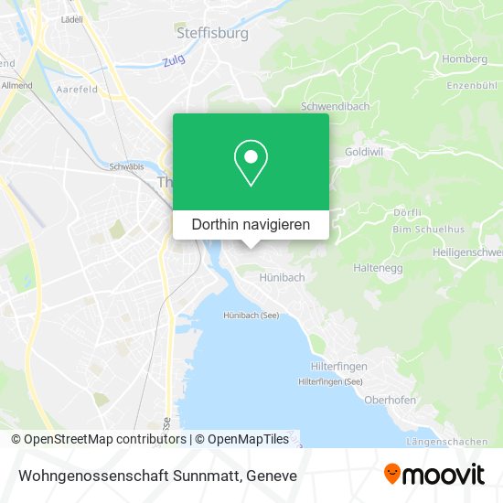 Wohngenossenschaft Sunnmatt Karte