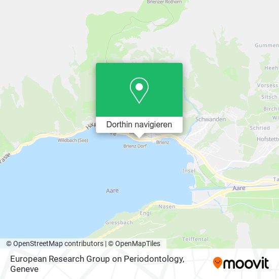 European Research Group on Periodontology Karte