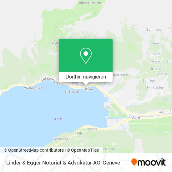 Linder & Egger Notariat & Advokatur AG Karte