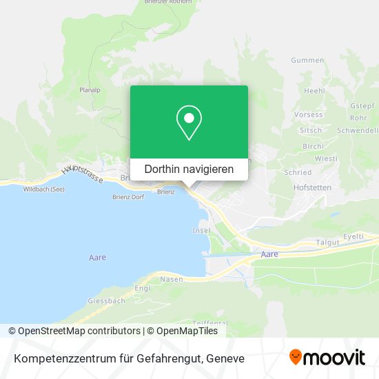 Kompetenzzentrum für Gefahrengut Karte