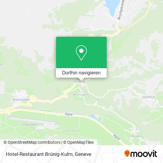 Hotel-Restaurant Brünig-Kulm Karte