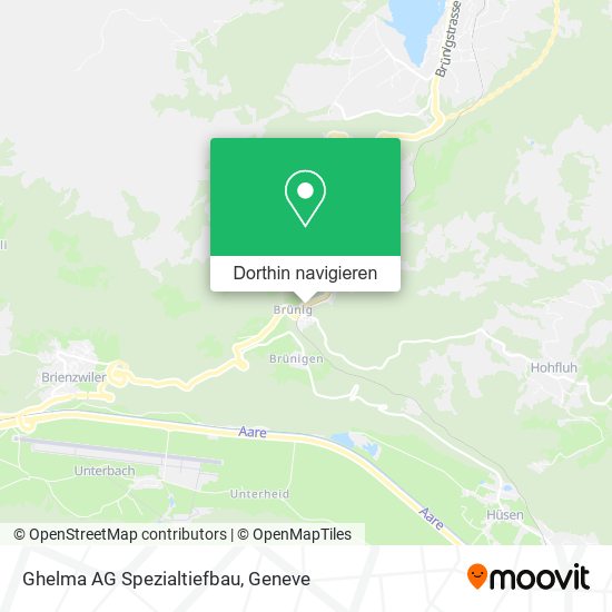 Ghelma AG Spezialtiefbau Karte
