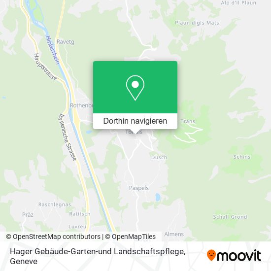 Hager Gebäude-Garten-und Landschaftspflege Karte