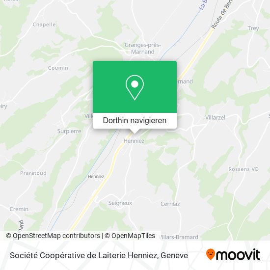 Société Coopérative de Laiterie Henniez Karte