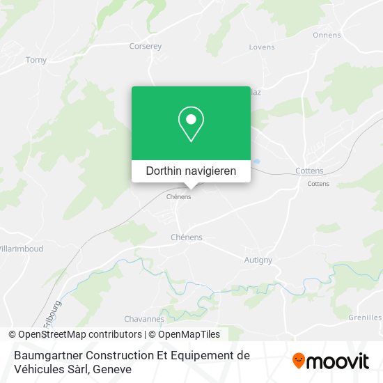 Baumgartner Construction Et Equipement de Véhicules Sàrl Karte