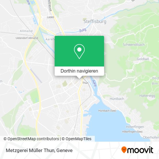 Metzgerei Müller Thun Karte