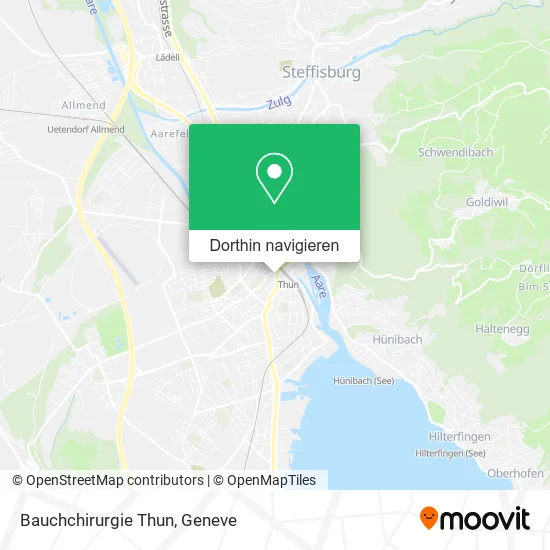 Bauchchirurgie Thun Karte