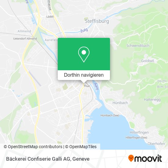 Bäckerei Confiserie Galli AG Karte