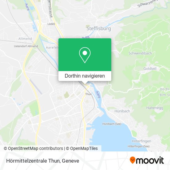 Hörmittelzentrale Thun Karte