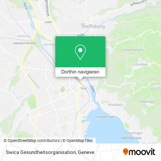 Swica Gesundheitsorganisation Karte