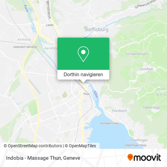 Indobia - Massage Thun Karte