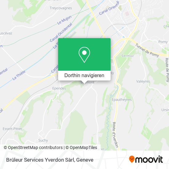 Brûleur Services Yverdon Sàrl Karte