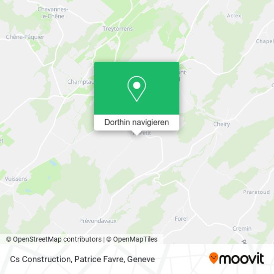 Cs Construction, Patrice Favre Karte