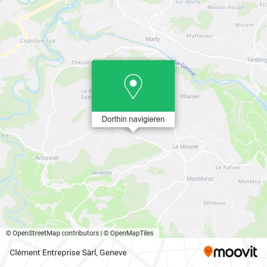 Clément Entreprise Sàrl Karte