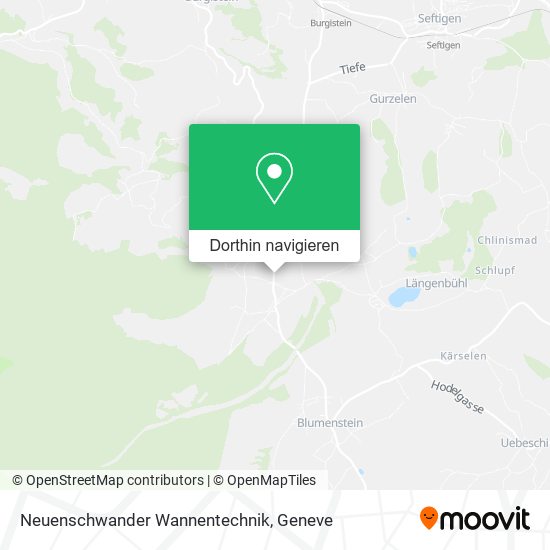 Neuenschwander Wannentechnik Karte