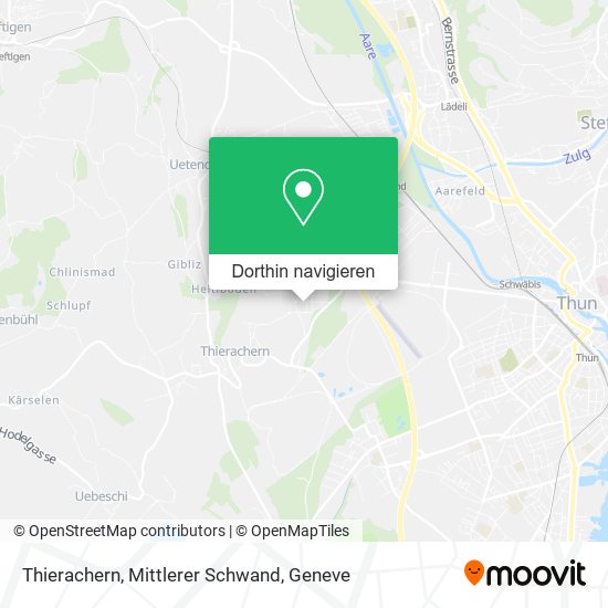 Thierachern, Mittlerer Schwand Karte