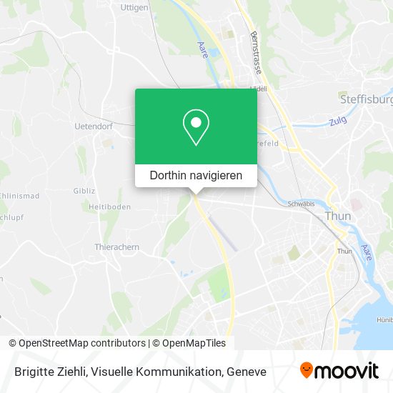 Brigitte Ziehli, Visuelle Kommunikation Karte