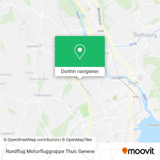 Rundflug Motorfluggruppe Thun Karte