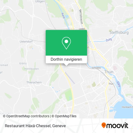 Restaurant Häxä-Chessel Karte