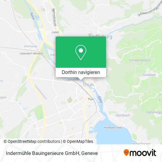 Indermühle Bauingenieure GmbH Karte