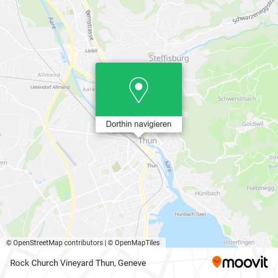Rock Church Vineyard Thun Karte
