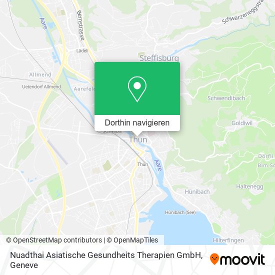 Nuadthai Asiatische Gesundheits Therapien GmbH Karte