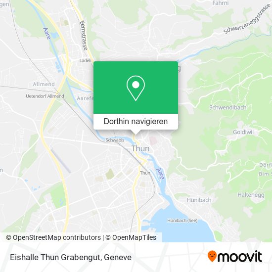 Eishalle Thun Grabengut Karte