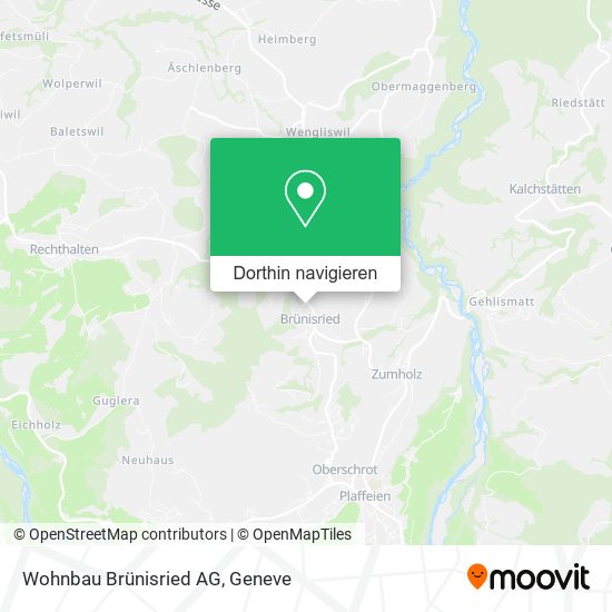 Wohnbau Brünisried AG Karte