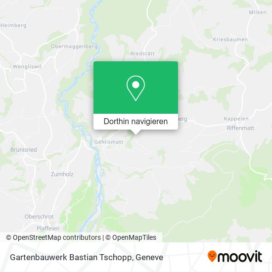 Gartenbauwerk Bastian Tschopp Karte