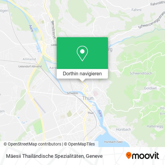 Mäesii Thailändische Spezialitäten Karte