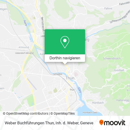 Weber Buchführungen Thun, Inh. d. Weber Karte